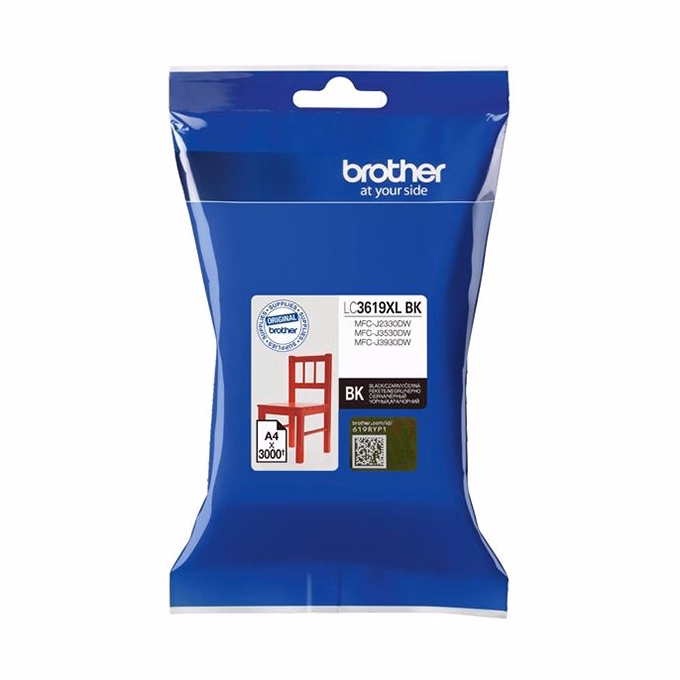 Festékpatron BROTHER LC3619 XL fekete