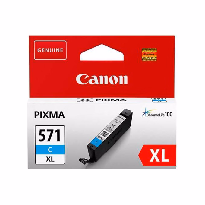 Festékpatron CANON CLI-571XLC kék