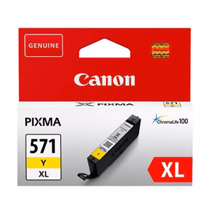 Festékpatron CANON CLI-571XLY sárga
