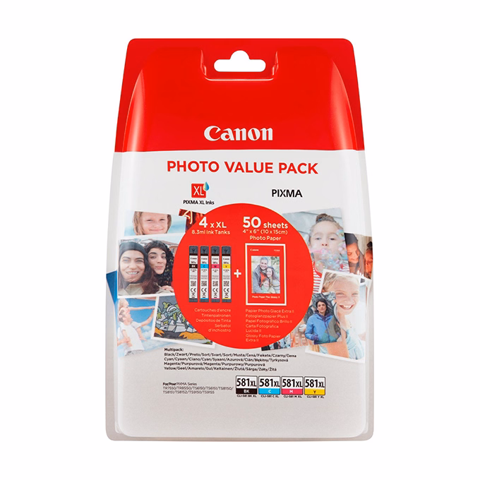 Festékpatron CANON CLI-581 XL multipack (CMYB)