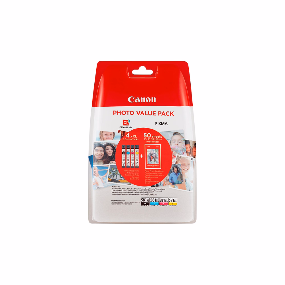 Festékpatron CANON CLI-581 XL multipack (CMYB)