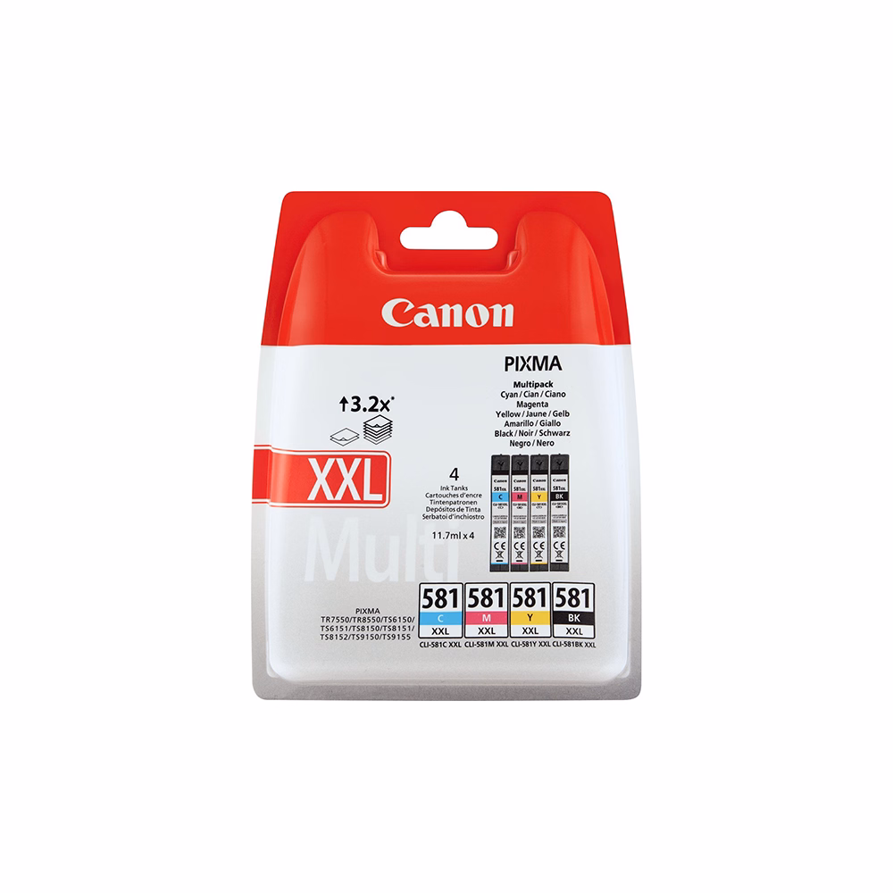 Festékpatron CANON CLI-581 XXL multipack (CMYB)