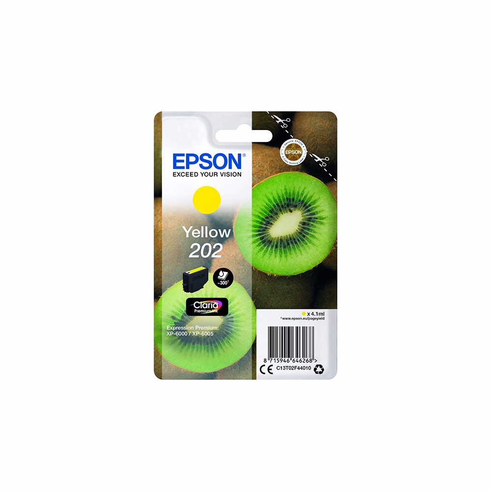 Festékpatron EPSON T02F4 sárga 4,1ml