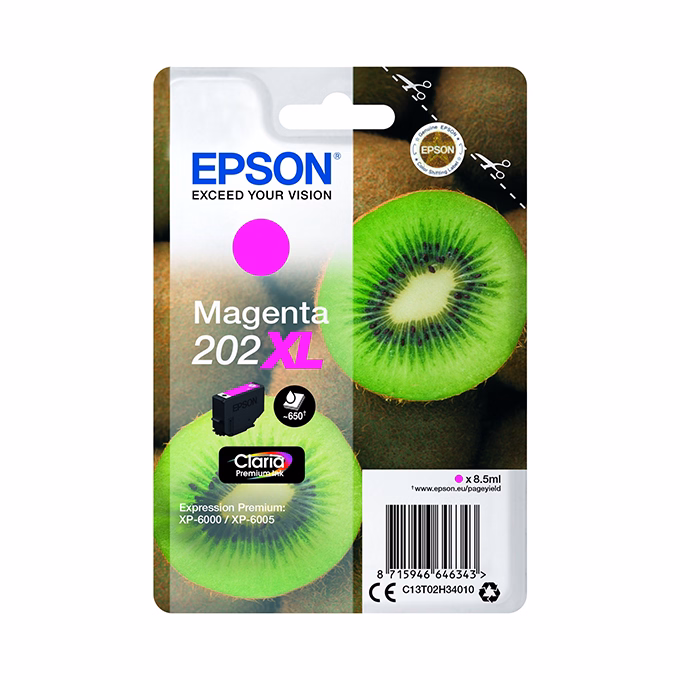 Festékpatron EPSON T02H3 vörös 8,5ml
