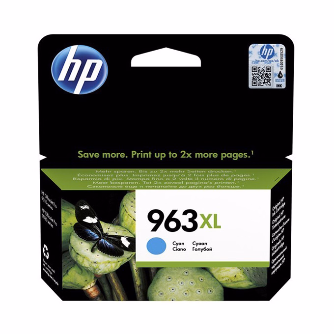 Festékpatron HP 3JA27AE (963XL) kék 1,6K