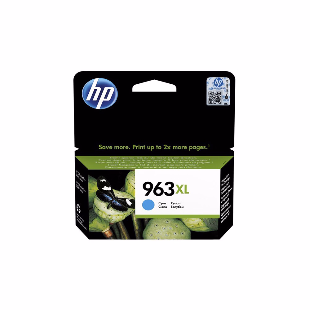 Festékpatron HP 3JA27AE (963XL) kék 1,6K