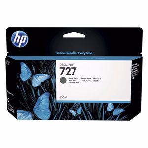 Festékpatron HP B3P22A (727) matt fekete 130ml