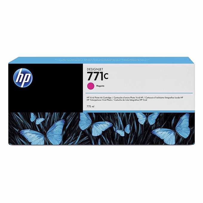 Festékpatron HP B6Y09A (771) vörös 775ml