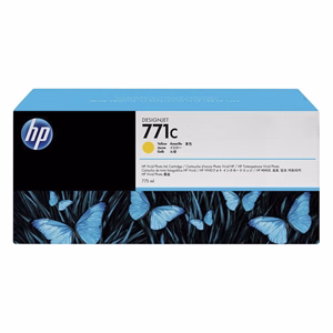 Festékpatron HP B6Y10A (771) sárga 775ml