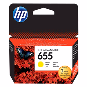 Festékpatron HP CZ112AEY (655) sárga