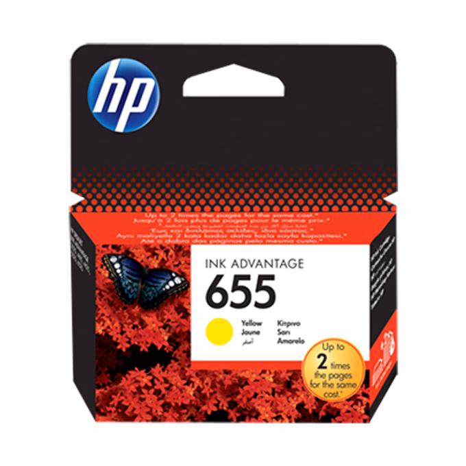Festékpatron HP CZ112AEY (655) sárga