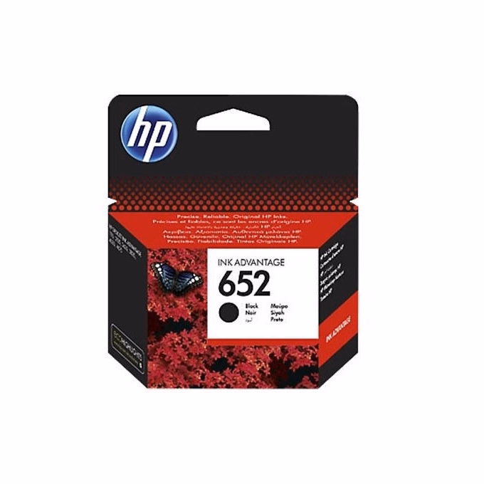 Festékpatron HP F6V25AEB (652) fekete