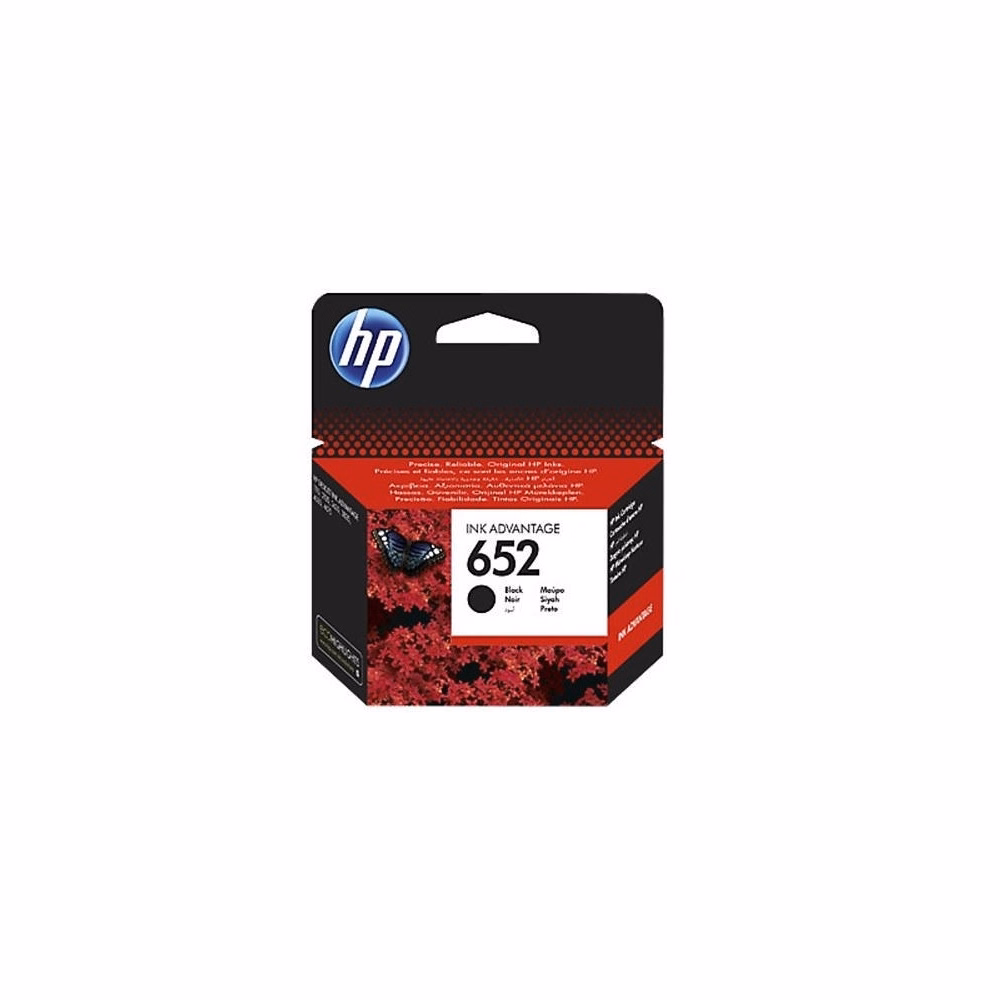 Festékpatron HP F6V25AEB (652) fekete