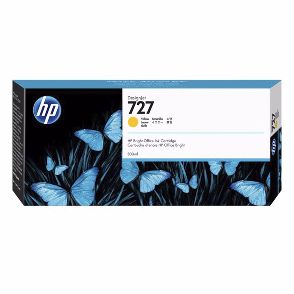Festékpatron HP F9J78A (727) sárga 300ml