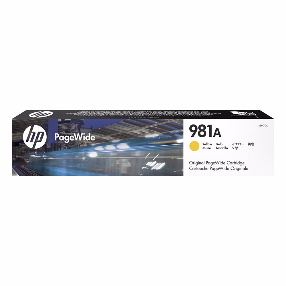 Festékpatron HP J3M70A (981A) sárga 68,5ml