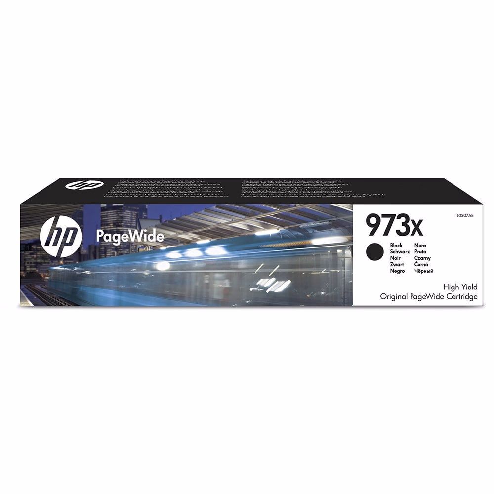 Festékpatron HP L0S07AE (973X) fekete 182,5ml