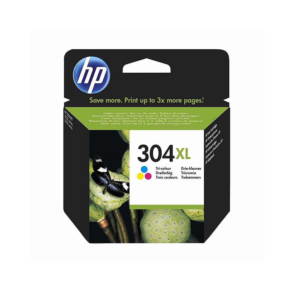 Festékpatron HP N9K07AE (304XL) színes
