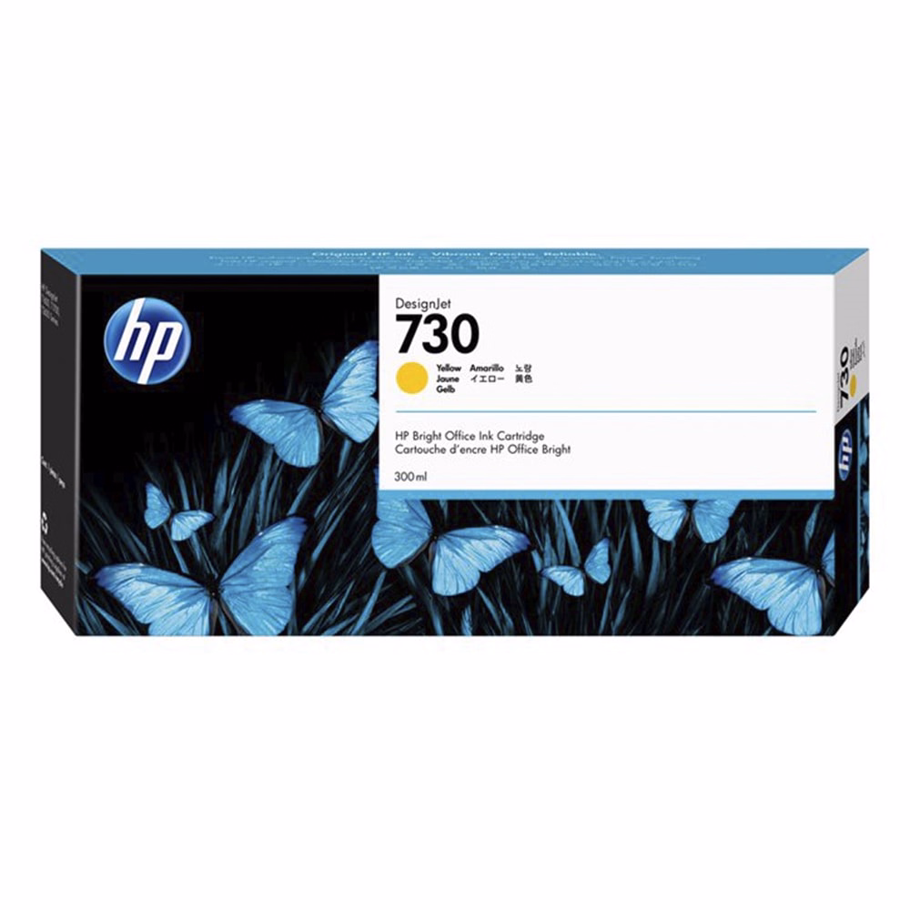 Festékpatron HP P2V70A (730) sárga 300ml
