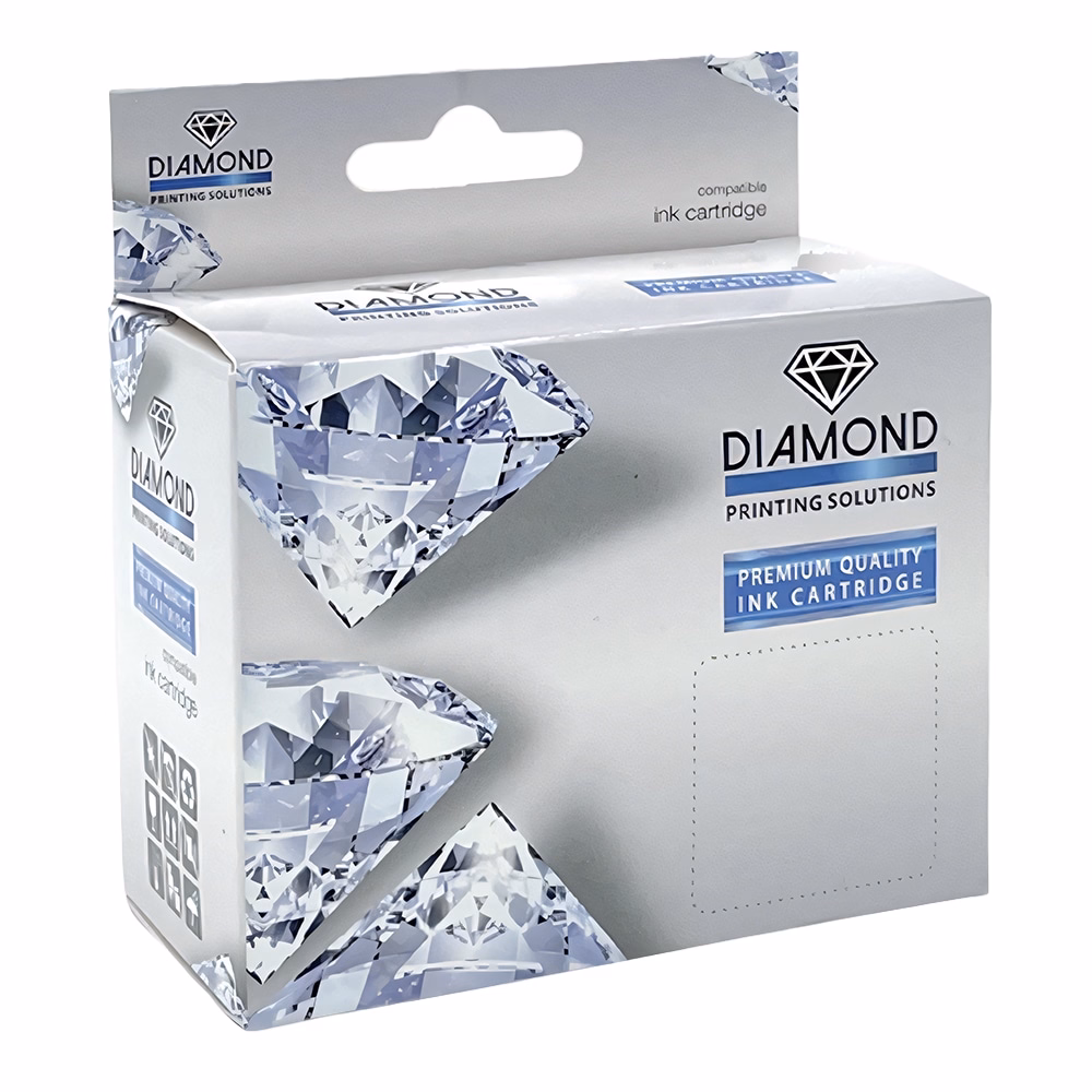 Festékpatron utángyártott DIAMOND N9K08AE No.304XL (HP) fekete 14ml