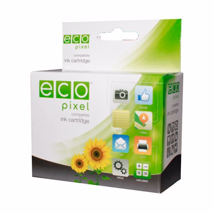 Festékpatron utángyártott ECOPIXEL C8767E No.339 (HP) fekete 35ml