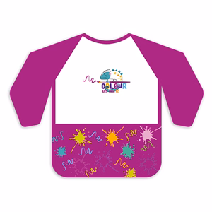 Festőkötény ARS UNA Pink Splash 3-7 év