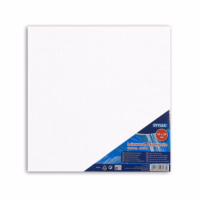 Festővászon STYLEX 30x30 cm