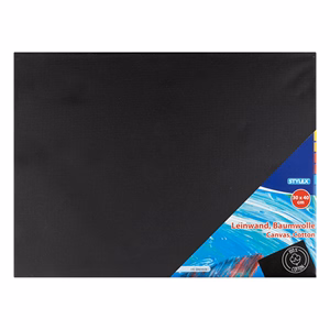 Festővászon STYLEX 30x40 cm fekete