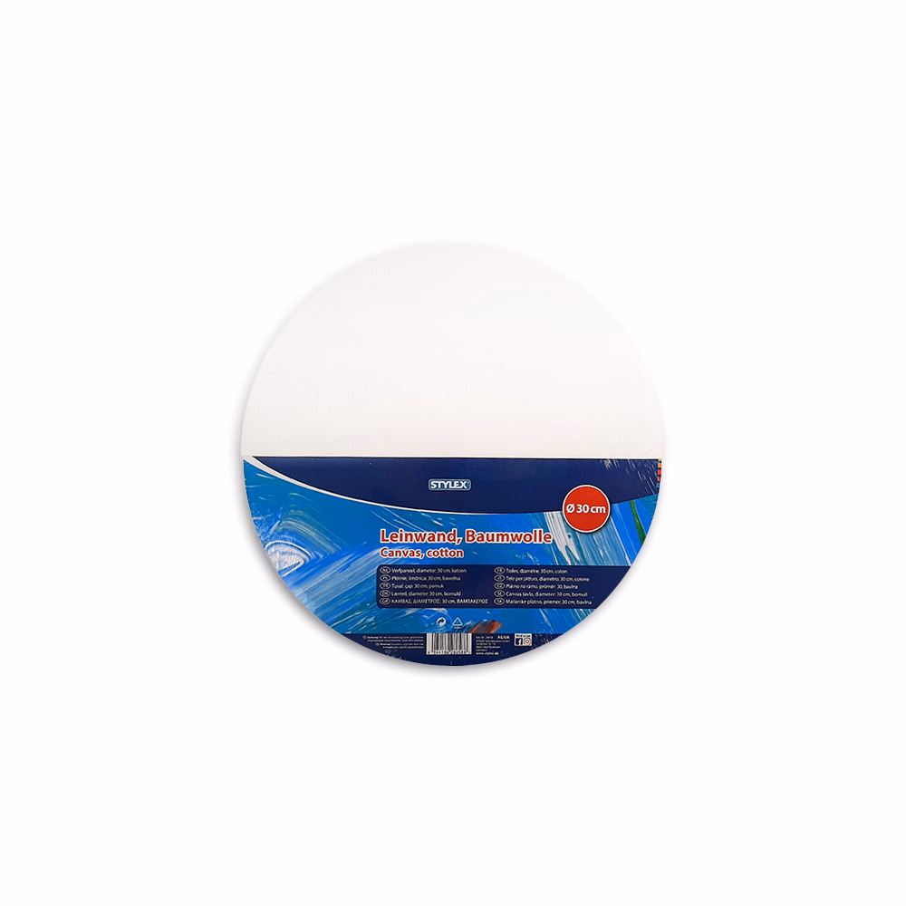 Festővászon STYLEX kerek feszített 30 cm