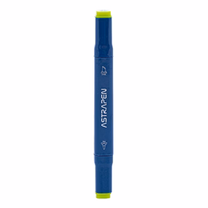 Filctoll ASTRA PEN háromszögletű kétvégű 12 darabos