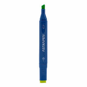 Filctoll ASTRA PEN háromszögletű kétvégű 12 darabos