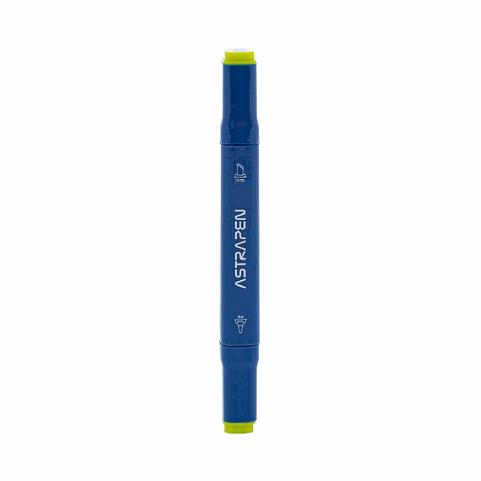 Filctoll ASTRA PEN háromszögletű kétvégű 12 darabos