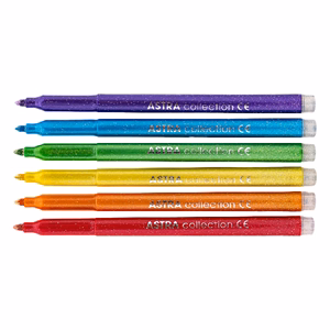 Filctoll ASTRA glitteres 6 darabos