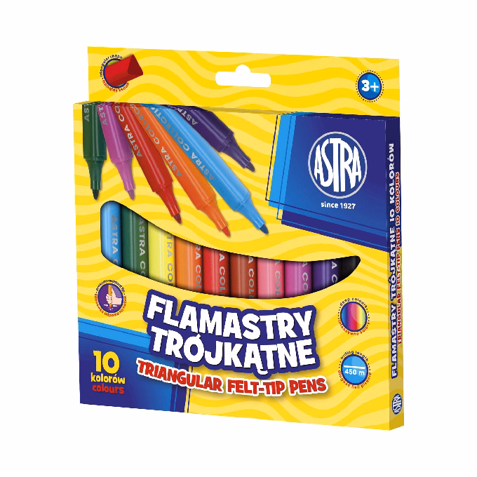 Filctoll ASTRA jumbo háromszög 12 darabos