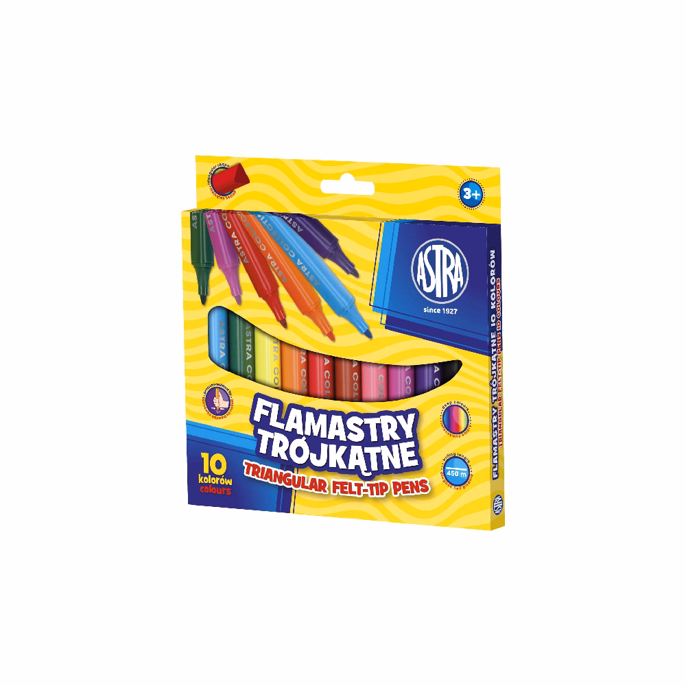 Filctoll ASTRA jumbo háromszög 12 darabos