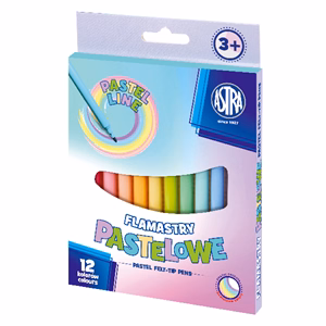 Filctoll ASTRA pasztell 12 darabos készlet