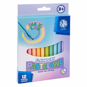 Filctoll ASTRA pasztell 12 darabos készlet