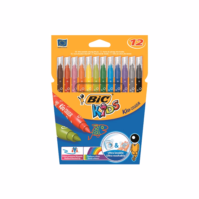 Filctoll BIC Kids 12 darabos készlet