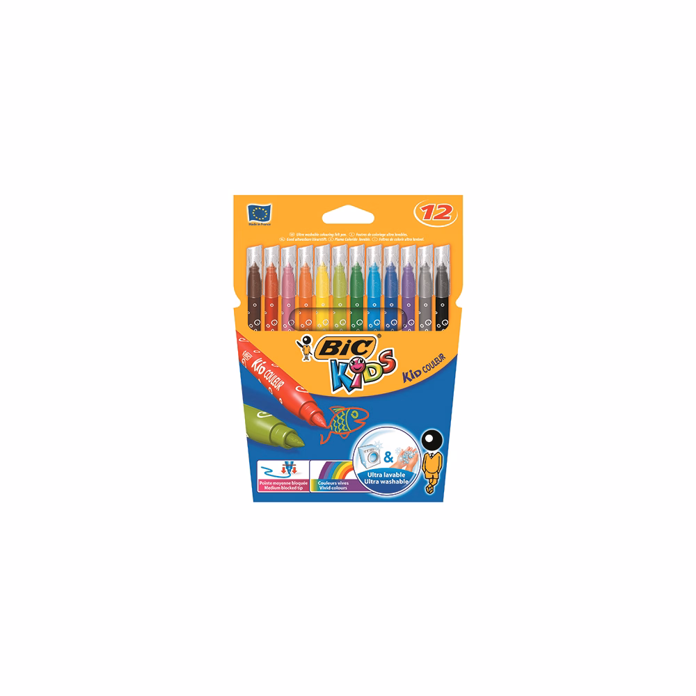 Filctoll BIC Kids 12 darabos készlet