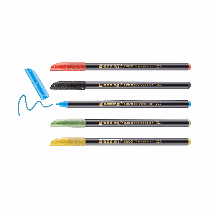 Filctoll EDDING 1200 csillámos 5 darabos
