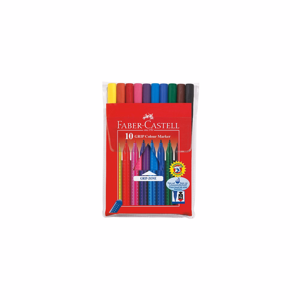 Filctoll FABER-CASTELL Grip 10 darabos