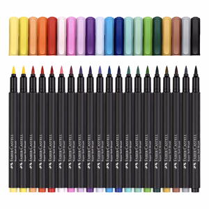 Filctoll FABER-CASTELL Black Edition 20 darabos készlet