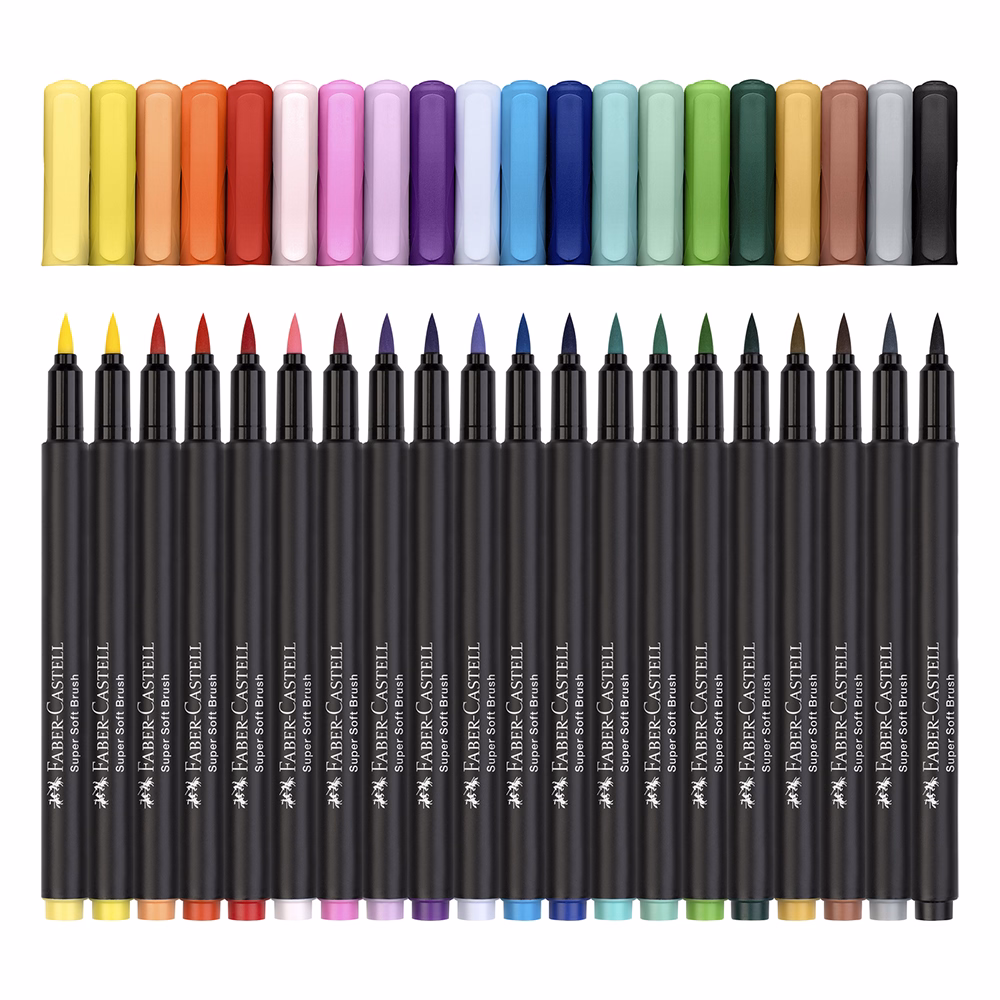 Filctoll FABER-CASTELL Black Edition 20 darabos készlet