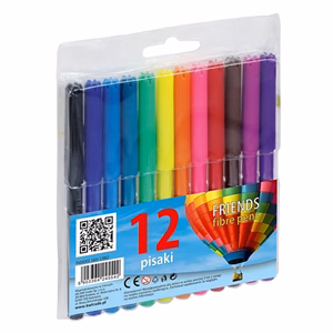 Filctoll FIORELLO színes 12 darabos készlet
