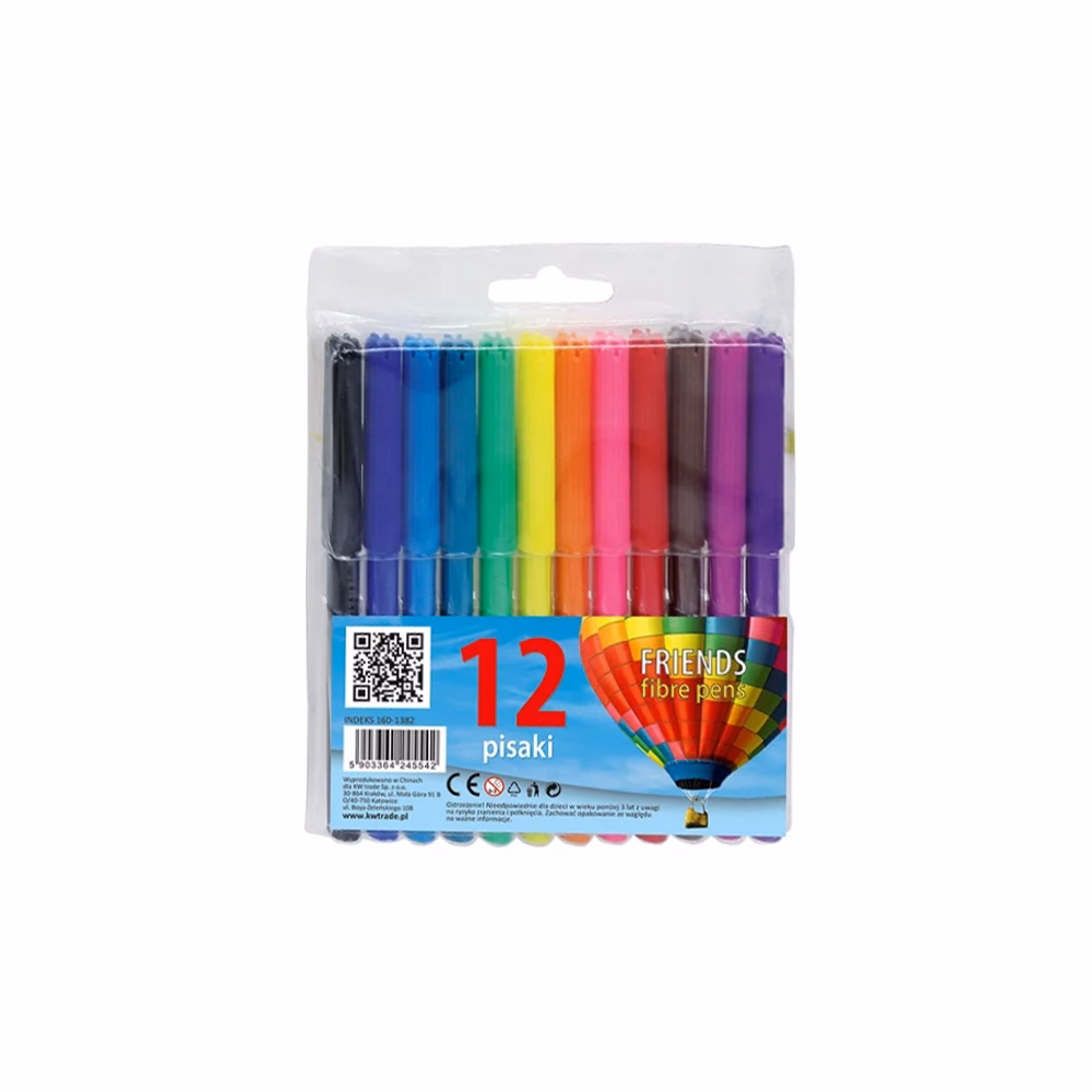 Filctoll FIORELLO színes 12 darabos készlet