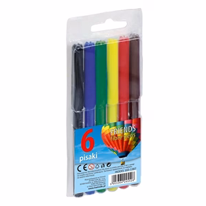 Filctoll FIORELLO színes 6 darabos