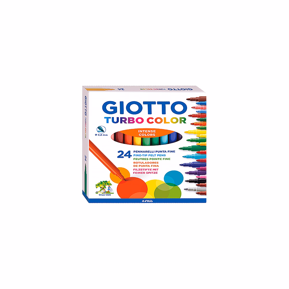Filctoll GIOTTO Turbo Color 2,8mm 24 darabos