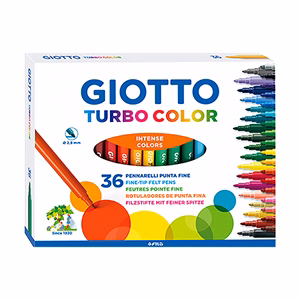 Filctoll GIOTTO Turbo Color 2,8mm 36 darabos Filctoll GIOTTO Turbo Color 2,8mm 36 darabos