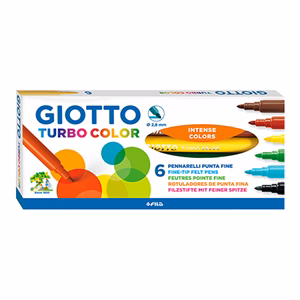 Filctoll GIOTTO Turbo Color 2,8mm 6 darabos
