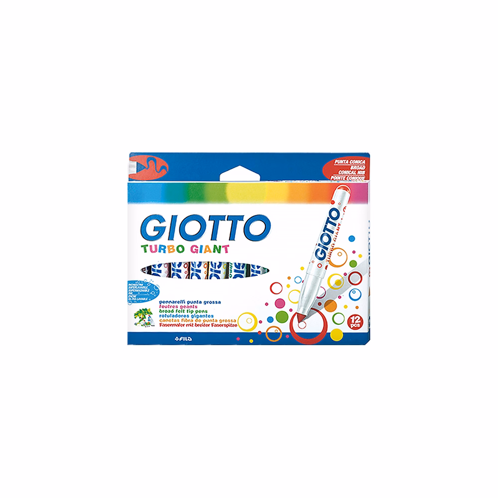 Filctoll GIOTTO Turbo Giant vastag 7,5mm akasztható 12 darabos