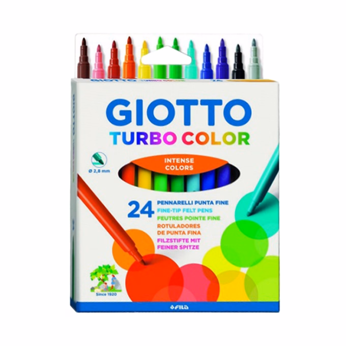 Filctoll GIOTTO Turbo color akasztható 24 darabos